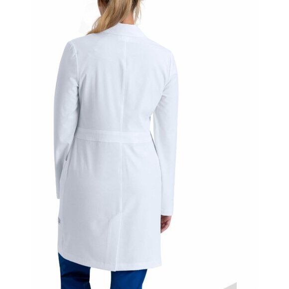 NWT - Skechers by Barco Lab Coat, White - Size Small - Picture 2 of 7